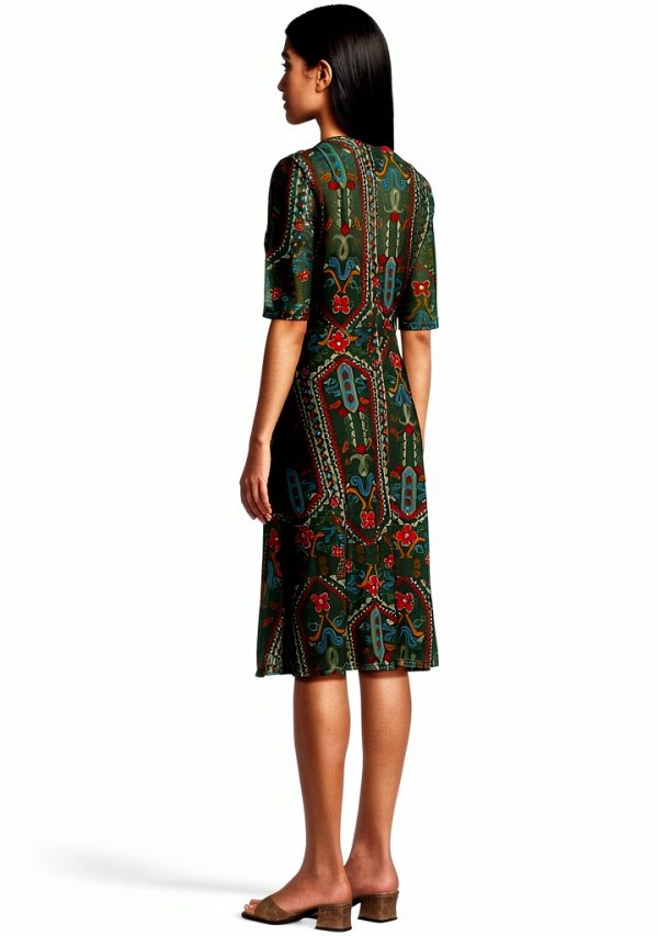 Johnny was Women's Sayler Mesh Midi Dress Skylar Bloom-2