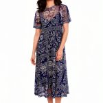 Johnny Was Women Mesh Tee Dress Slip Vaelis Casual Dress-0