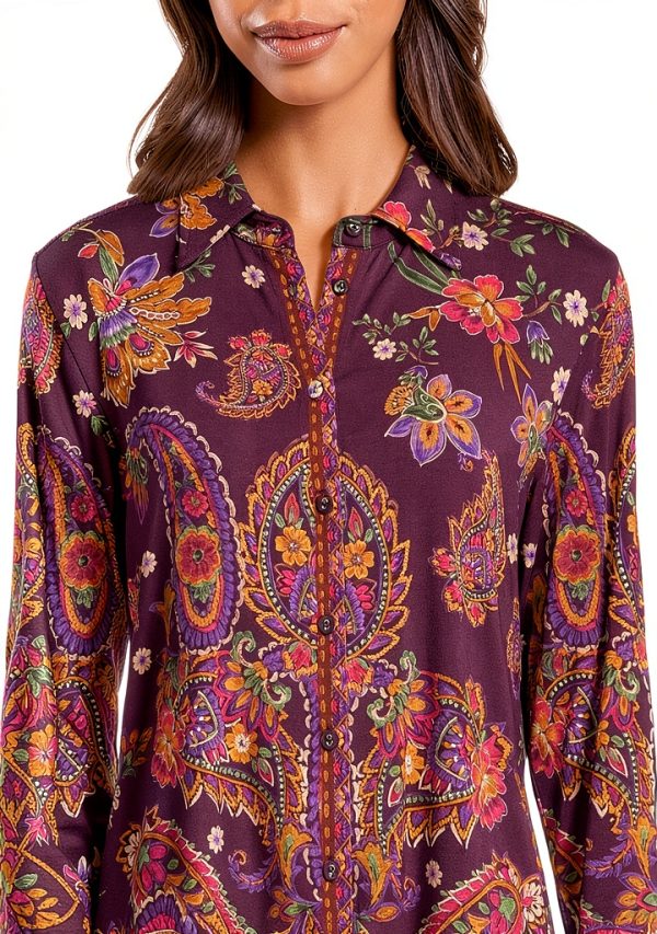 Women Button Down Shirt by Johnny Was Janie Favorite Miraze Large-3