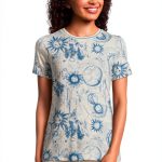 Johnny Was Women's The Janie Favorite Short Sleeve Crew Neck Tee --0