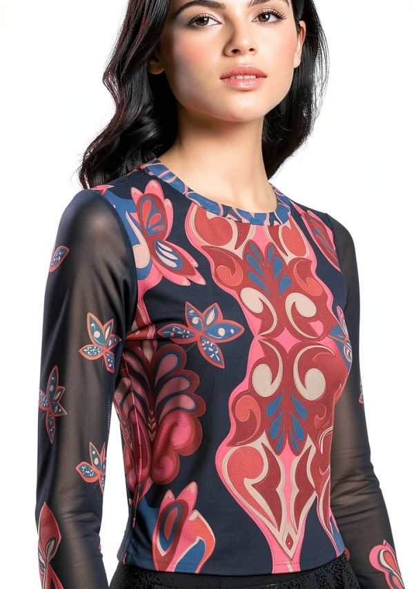 Johnny was Women's Kaia Mesh Tee-3